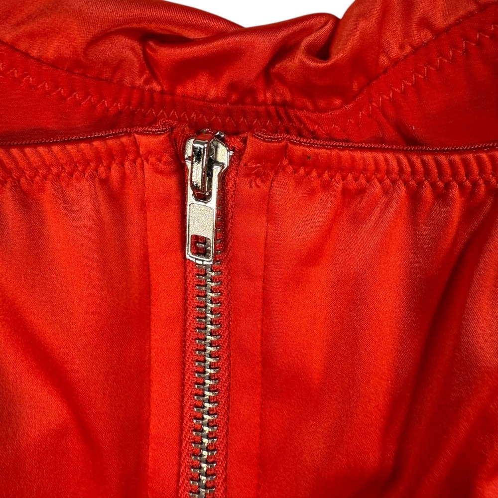 Urban Outfitters Red Satin Corset Bustier Top Small Spaghetti Straps Valentine's - Picture 8 of 11